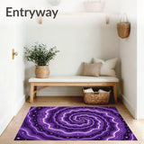 Swirl Galaxy Plush with Cosmic Design(Purple)