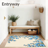 Enchanted Garden Symphony Displaying Harmonious Petal Cascade(Blue)