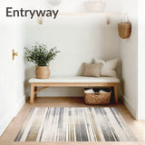 Indoor Entrance Non Slip Small Door Mat(Gray)