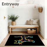 Glowing Kitty Celebration Amusing Party Decoration Joke Present(Black)