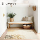 Boho Baby Area Abstract Animal Design(Beige)