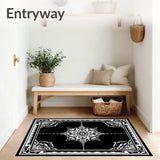 Starlit Medallion in Ornate Fantasy Design(Black)