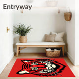 Dramatic Wilderness Predator Stunning Captivating Decorative(Red)