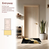 Sleek Gold Accented Visual Flow(Black)