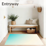 Serene Horizon Gradient Artistic Watercolor Blend(White)