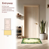 Vibrant Botanical Print(Beige)