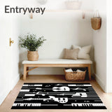 Acoustic Guitar and Piano Keys for Music Lovers(Black)