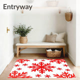 Festive Snowflake Holiday Celebration Accent(Red)