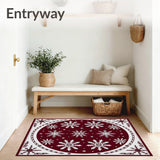 Enchanted Frosty Wonderland Accent(Burgundy)