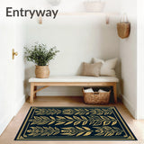 Elegant Botanical Entryway Decorative Accent(Gold)