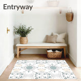 Botanical Arabesque Lattice Heritage Motif(Beige)