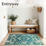 Boho Chic Area Runner(Blue)