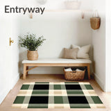 Buffalo Plaid Welcome with Traditional Lumberjack Check(Green)