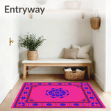 Classic Yuletide Warrior with Festive Imagery(Pink)