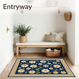 Graceful Dynasty Bloom Exquisite Sophisticated Luxurious Artwork (Blue)