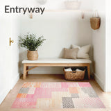 Geometric Spotted for Entryway(Pink)