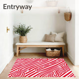 Cane Stripe Swirl with Peppermint Holiday Spiral(Red)