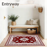 Yuletide Nostalgic Tapestry Artisan Creation(Red)