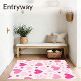 Kawaii Scattered Chair Cover Seat Cushion (Pink)