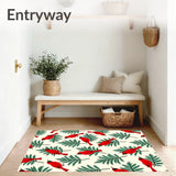 Cardinal Pine Branch Holiday Bathroom(Red)