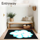 Dreamy Sky Heavenly Plush Surface Decorative Accent(White)