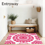 Bloom Enchanted Garden Motif Contemporary Design (Red) - ODIKA