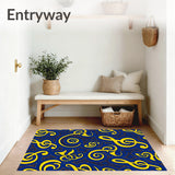 Harmonious Treble Clef Artistic Dance Floor Accent(Blue)