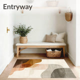 Driftwood Neutral Beige & Brown Modern Abstract Design(Beige)