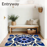 Sublime Kaleidoscope Jewel Toned Abstract Artistry(Blue)