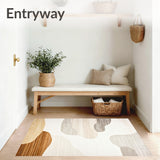 Boho Chic Handcrafted Dinner Table of Natural Woven Area Mats(Beige)