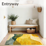 Geometric Spotted Kitchen Area(Yellow)