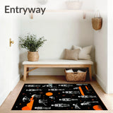 Halloween Skeleton Runner(Black)