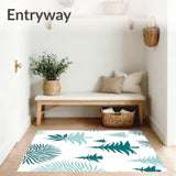 Nordic Pine Tree Tapestry with Reindeer Motifs(Blue)