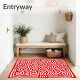 Cane Swirl Extravaganza Joyful Celebration Magnificent Display(Red)