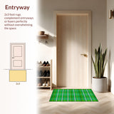 Airy Pastel Toned Plaid Style(Green)