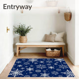 Magical Frosty Night Seasonal Elegant Surface Protection(Blue)