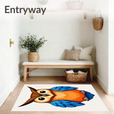 Enchanted Forest Watcher Decorative Nature Inspired Accent(Orange)