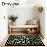 Elegant Nature Symphony Fluttering Insect Artistic (Black)