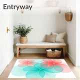 Serene Watercolor Splash Modern Artistic Enhancement(Turquoise)