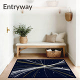 Meteor Shower Trail Decorative with Stardust Sparkle Accents (Black)