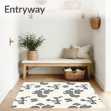 Classic Jagged Symmetrical Interlocking Artistic(Gray)