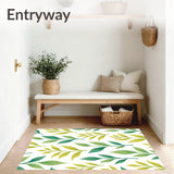 Botanical Leaf Fronds Nursery Safe Floor Art (Green)