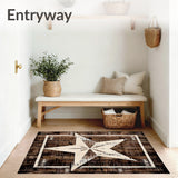 Texas Entry Classic Rustic Welcome Floor(Brown)