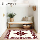 Sunburst Medallion with Ornate Center Focus(Brown)