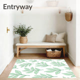 Botanical Leaf Motif Accent with Nature Inspired Design(Green)