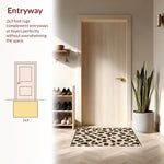 Ultra Soft Area Rug, Non Slip, Stain Resistant, Washable Area Rugs for Living Room, Bedroom, Modern Beige Leopard Print Plush Rug(Beige) - ODIKA