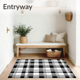Elegant Tartan Lattice Highland Stylish Sophisticated (Black)