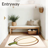 Thanksgiving Botanical Squash Decorative Throw(Beige)