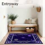 Whimsical Nightfall Astrology Chart Magical Fantasy Illustration(Purple)