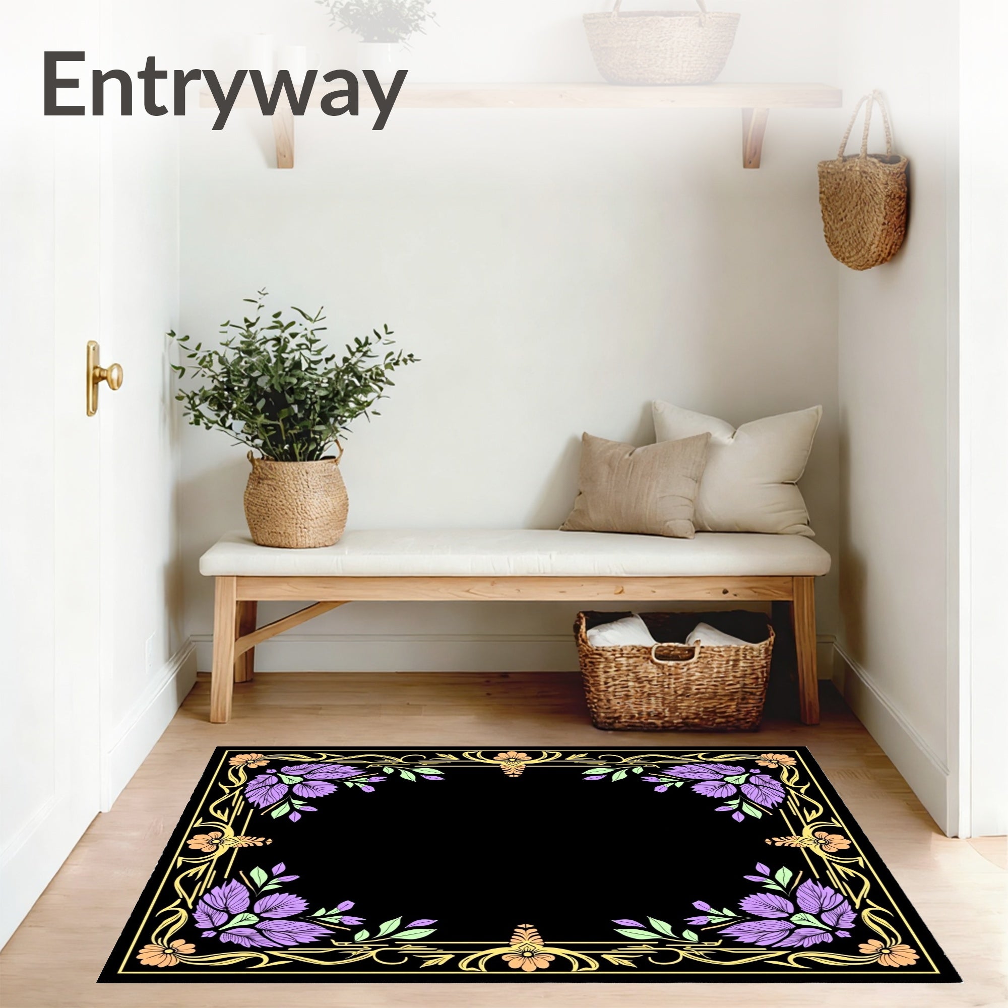 Ornate Botanical Garden Landscape (Gold) - ODIKA